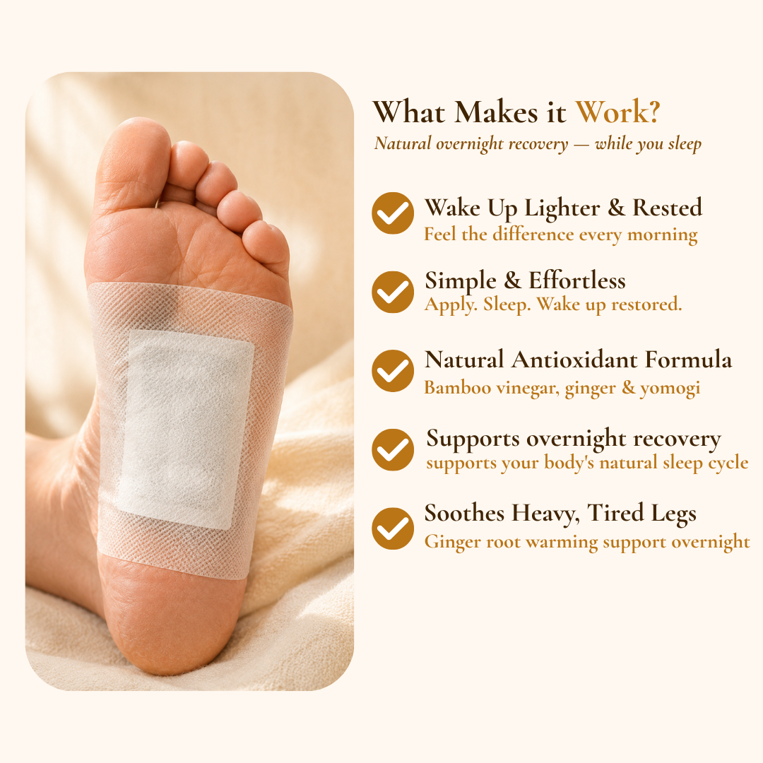 ByKirae Foot Patch — Deep Cleansing & Sleep Support