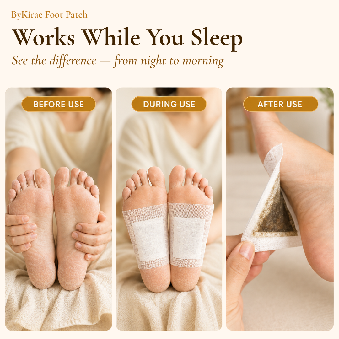 ByKirae Foot Patch — Deep Cleansing & Sleep Support
